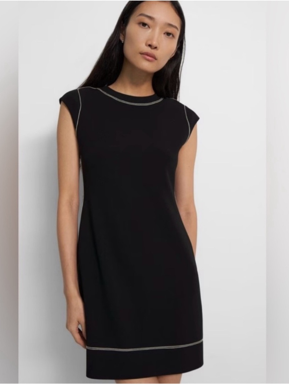 Theory Embroidered Mini Dress $325 MSRP